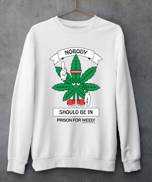 Chnge Merch Store Nobody Should Be In Prison For Weed Shirt5