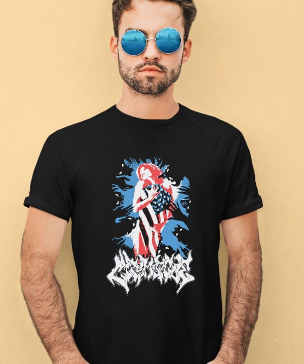 City Morgue Merch Store My Bloody America Flag Shirt2