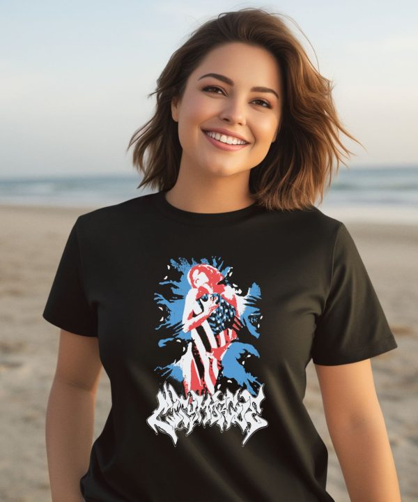 City Morgue Merch Store My Bloody America Flag Shirt3