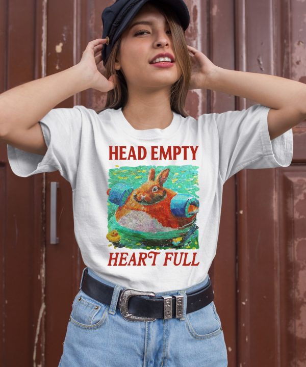 Head Empty Heart Full Bunny Shirt2