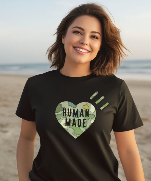Kaws X Human Made Merch Store Camo Shirt3