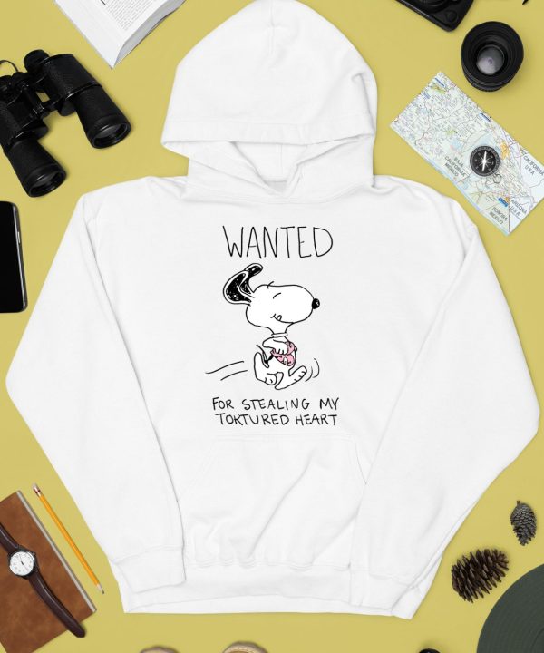 Snoopy Wanted For Stealing My Tortured Heart Shirt4