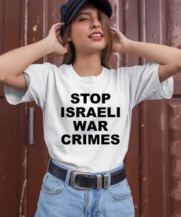 Stop Israeli War Crimes Shirt2