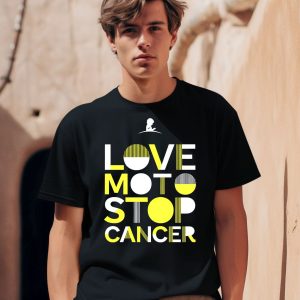 Supermotocross Love Moto Stop Cancer Shirt