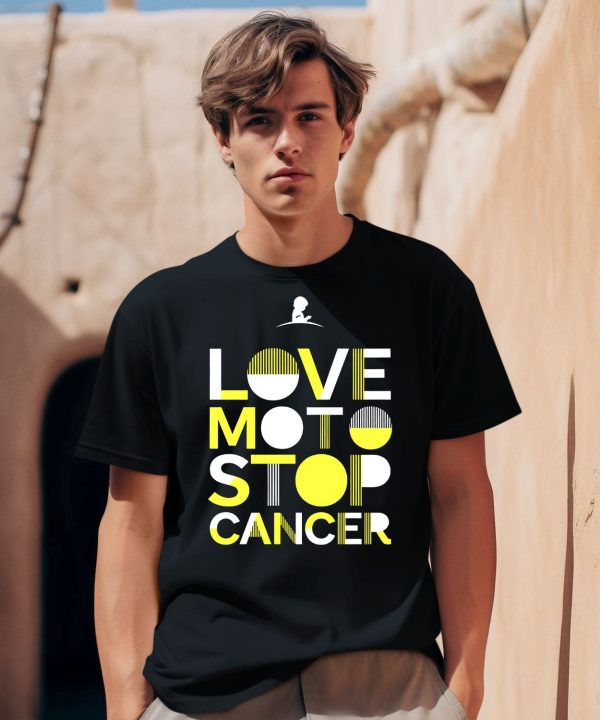 Supermotocross Love Moto Stop Cancer Shirt