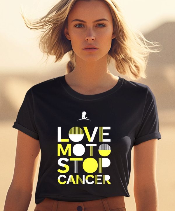 Supermotocross Love Moto Stop Cancer Shirt1