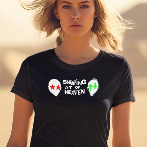 2 Heads Sneaking Out Of Heaven Shirt
