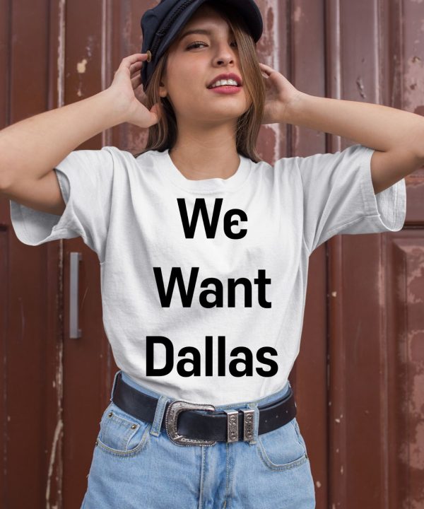 Anthony Edwards Wearing We Want Dallas Shirt2