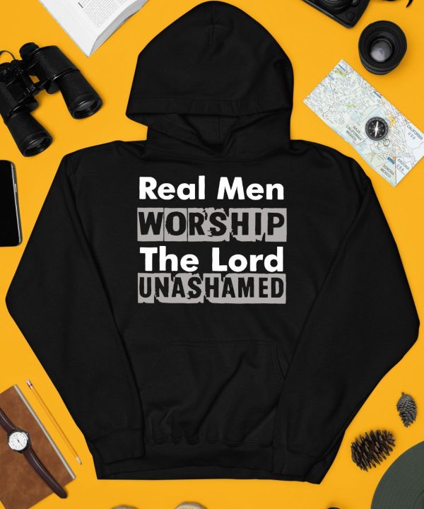 Antwon Be Cookin Wearing Real Men Worship The Lord Unashamed Shirt4