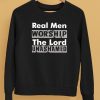 Antwon Be Cookin Wearing Real Men Worship The Lord Unashamed Shirt5