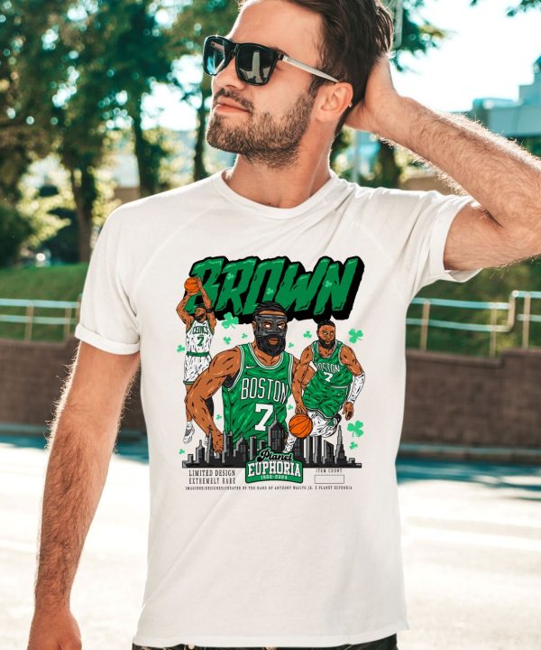 Boston Celtics Jaylen Brown Planet Euphoria Shirt3