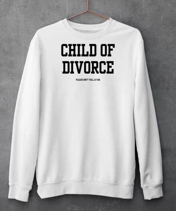 Child Of Divorce Please Dont Yell At Me Shirt5
