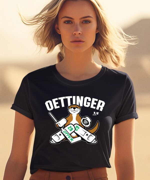 Dallas Hockey Jake Oettinger Otter Shirt