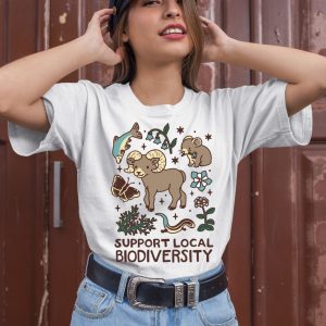 Drawnbynana Store Support Local Biodiversity Shirt