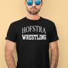Dwayne Johnson Wearing Hofstra Wrestling Shirt1