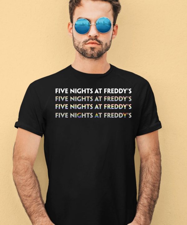 Five Nights At Freddys Lgbt Flag Shirt1