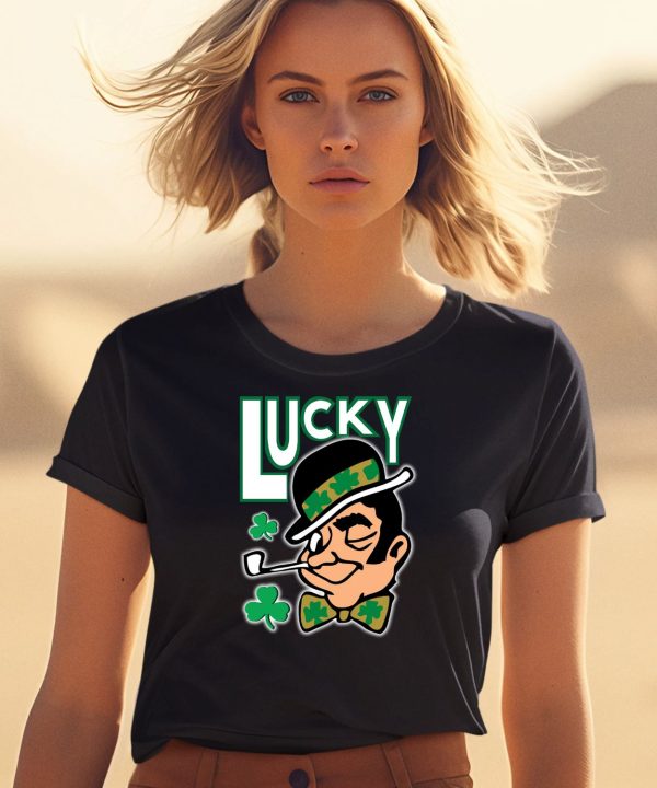 Jayson Tatum Wearing Lucky Celtics Shirt2