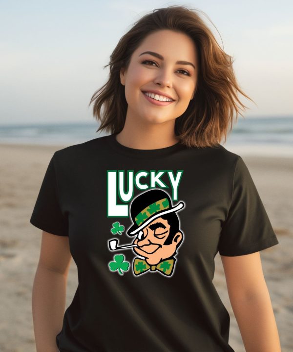 Jayson Tatum Wearing Lucky Celtics Shirt3