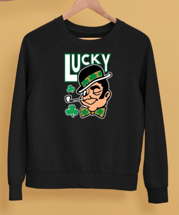 Jayson Tatum Wearing Lucky Celtics Shirt5