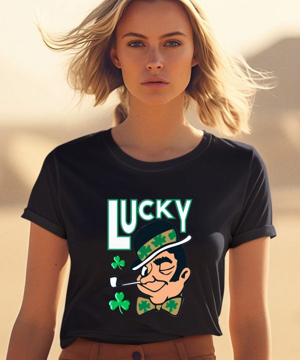 Jayson Tatum Wearing Lucky The Leprechaun Celtics Shirt2