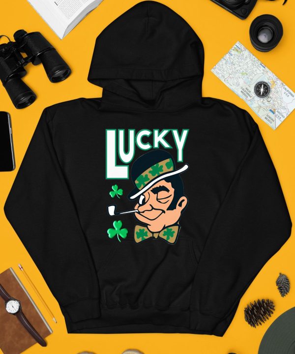 Jayson Tatum Wearing Lucky The Leprechaun Celtics Shirt4