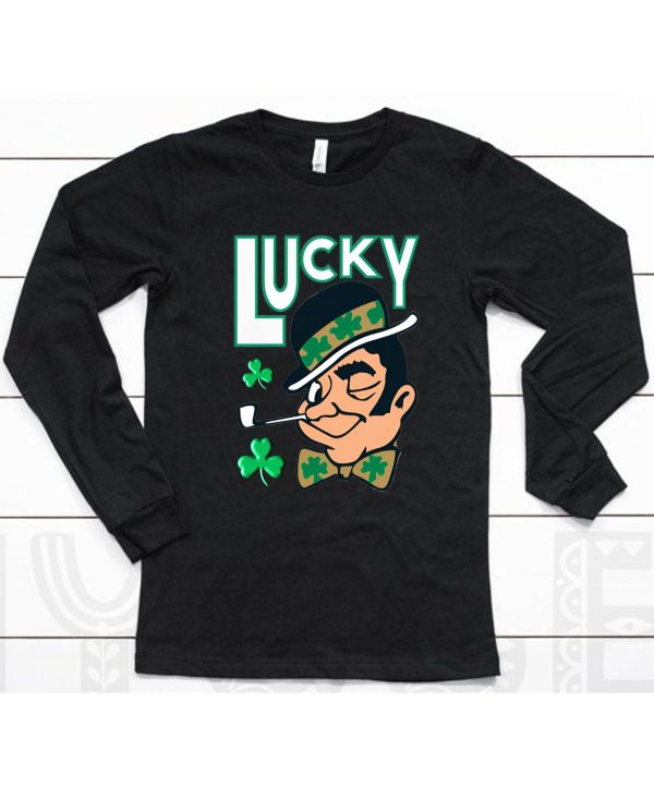 Jayson Tatum Wearing Lucky The Leprechaun Celtics Shirt6