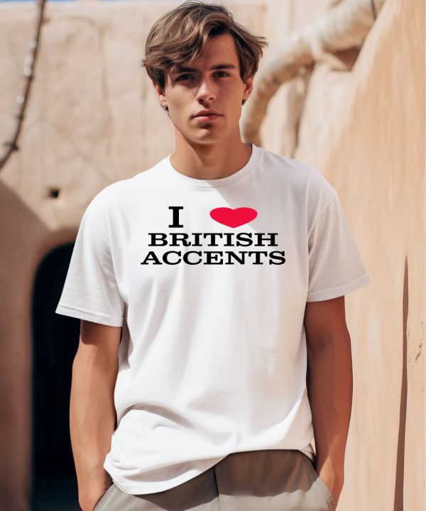 Olivia Rodrigo Wearing I Love British Accents Shirt