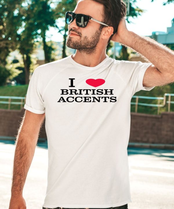 Olivia Rodrigo Wearing I Love British Accents Shirt3