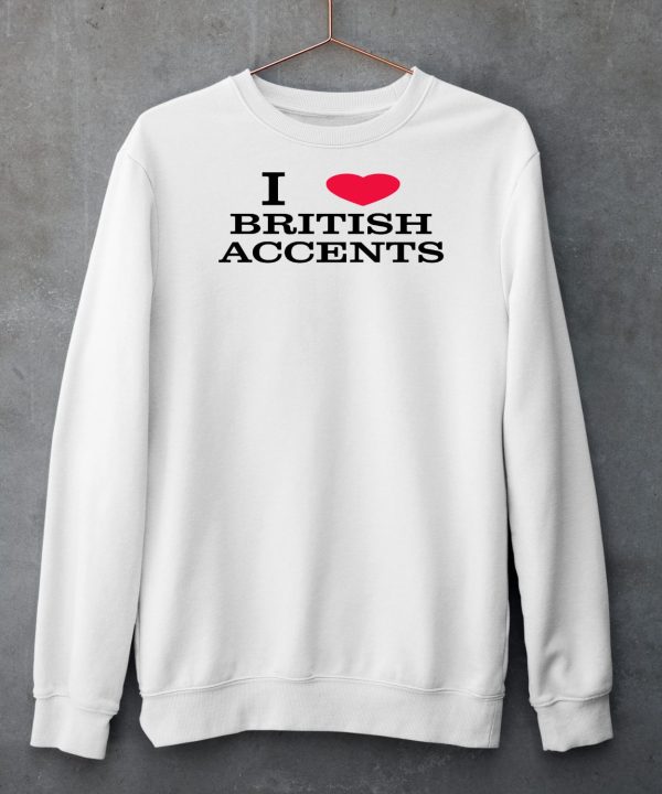 Olivia Rodrigo Wearing I Love British Accents Shirt5