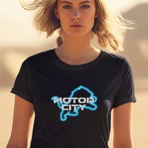 Sam Richardson Wearing Detroit Lions Motor City Shirt