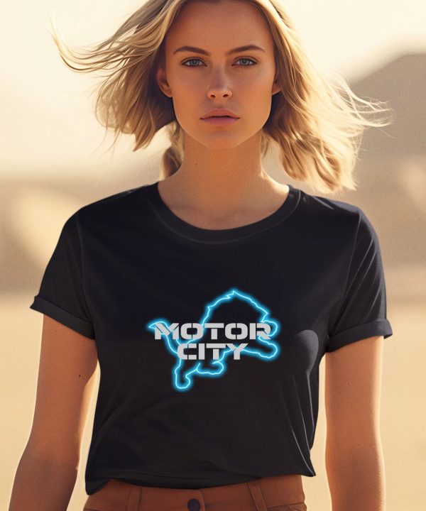 Sam Richardson Wearing Detroit Lions Motor City Shirt