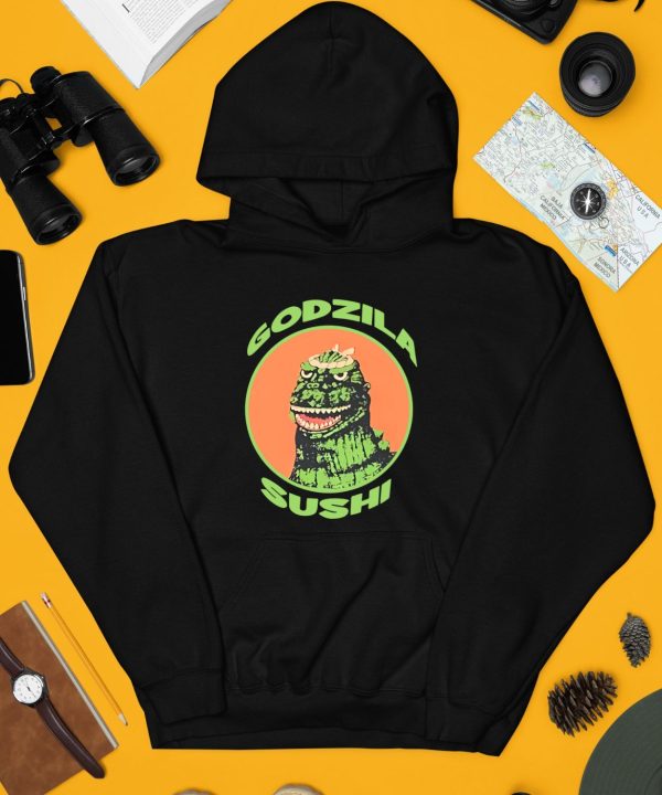 The Godzilla Sushi Bar Shirt4