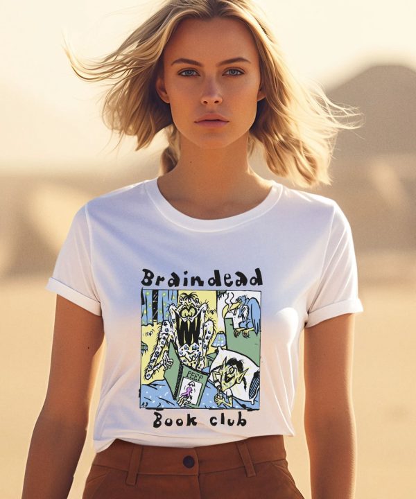 Wearebraindead Store Brain Dead Book Club Shirt1