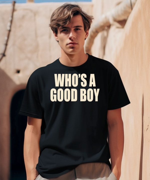 Whos A Good Boy Orange Shirt0