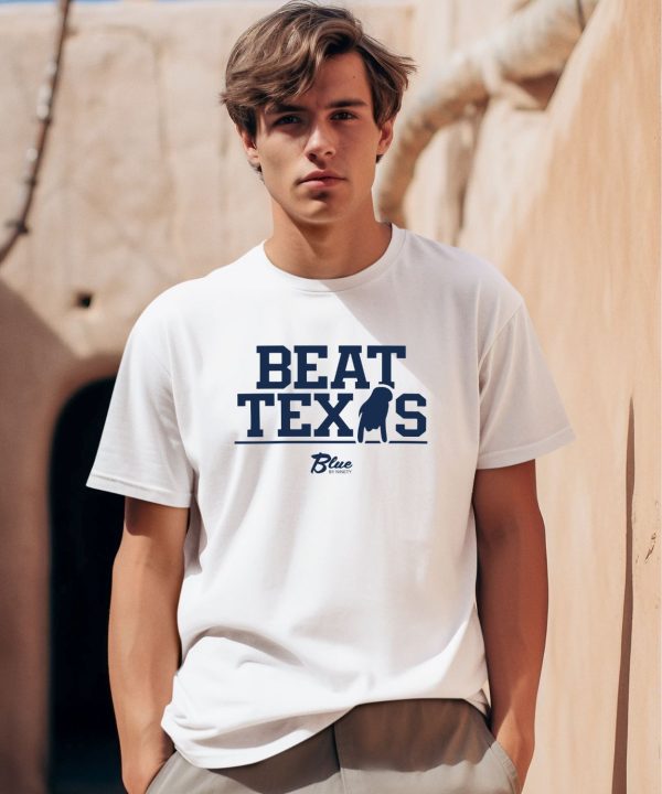 Blue By 90 Beat Texas Shirt0