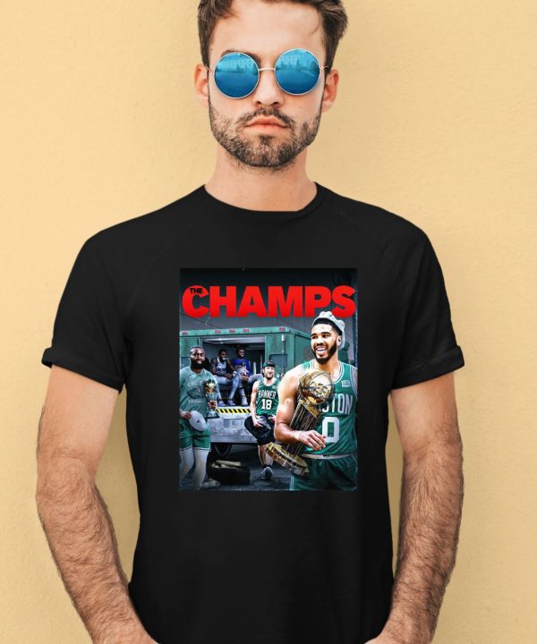 Boston Celtics Banner 18 Cue The Duckboats Shirt