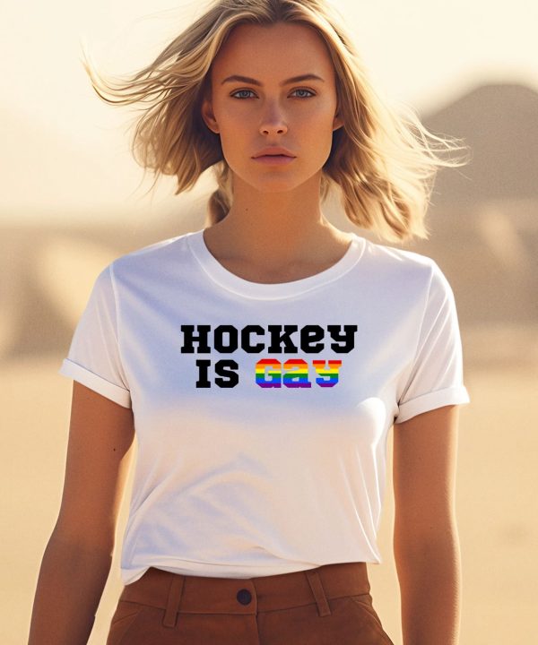 Bsh Pride Hockey Is Gay Shirt