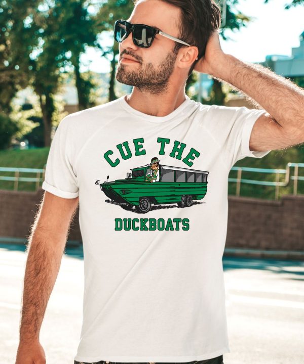 Cue The Duckboats Boston Celtics Shirt3