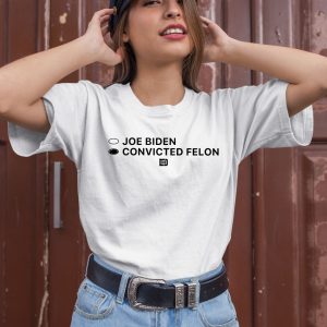 David J Harris Jr Joe Biden Convicted Felon White Shirt