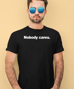 Derrick White Wearing Nobody Cares Shirt1