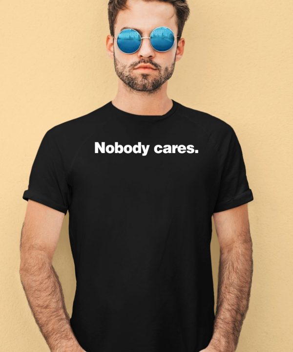 Derrick White Wearing Nobody Cares Shirt1