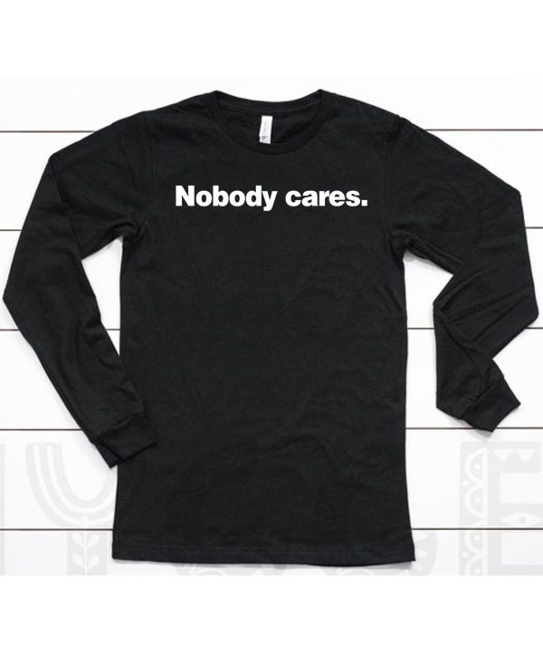 Derrick White Wearing Nobody Cares Shirt6