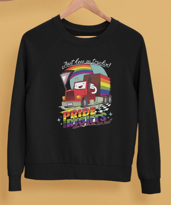 Dftba Store Drawfee Pride 2024 Just Keep On Truckin Pride Rights Shirt5