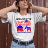 Dismantle The 2 Party Voter System George Washington Warned Us Shirt2