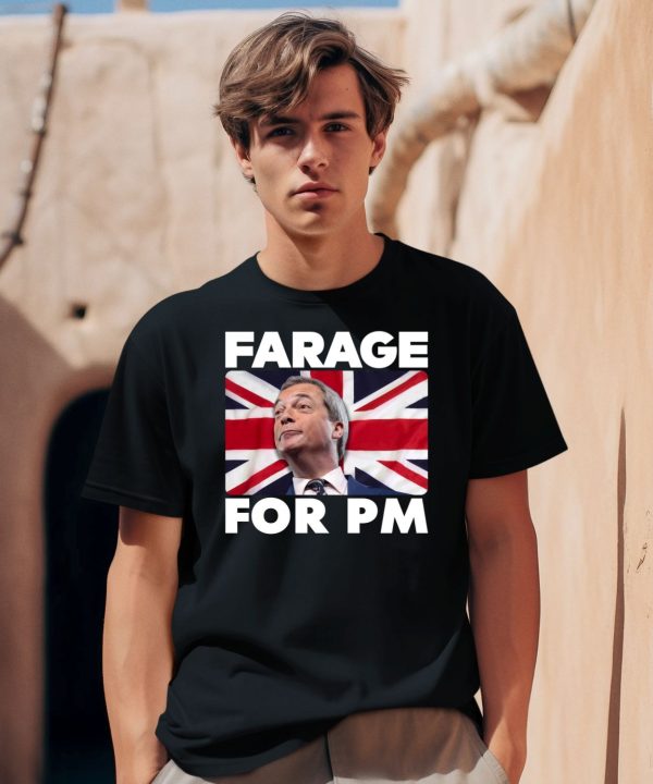 Farage For Pm Britain Flag Shirt0