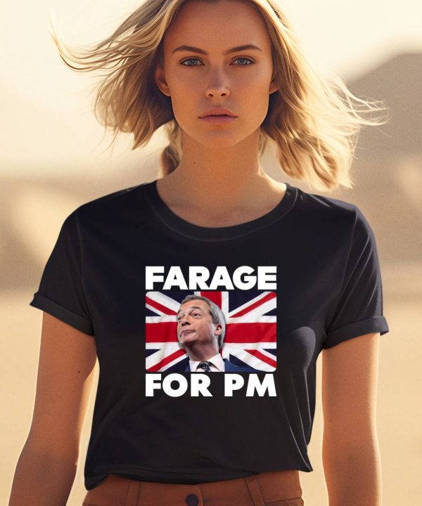 Farage For Pm Britain Flag Shirt2