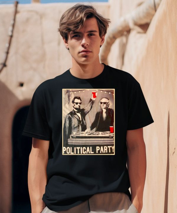 George Washington And Abraham Lincoln Political Party Shirt0