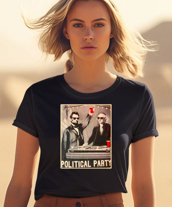 George Washington And Abraham Lincoln Political Party Shirt2