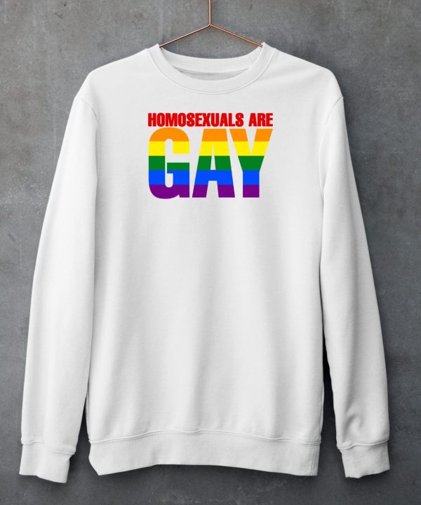 Homosexuals Are Gay Pride Flag Shirt5