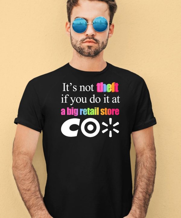 Its Not Theft If You Do It At A Big Retail Store Co Shirt